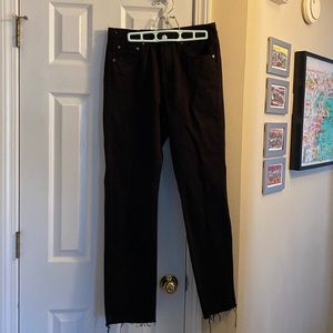 NWT High Rise, Straight Leg, Black, Gianni Bini Jeans - Size 29